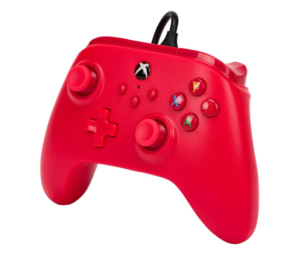 PowerA XS/PC Pad przewodowy Czerwony - 1216380 - zdjęcie 2